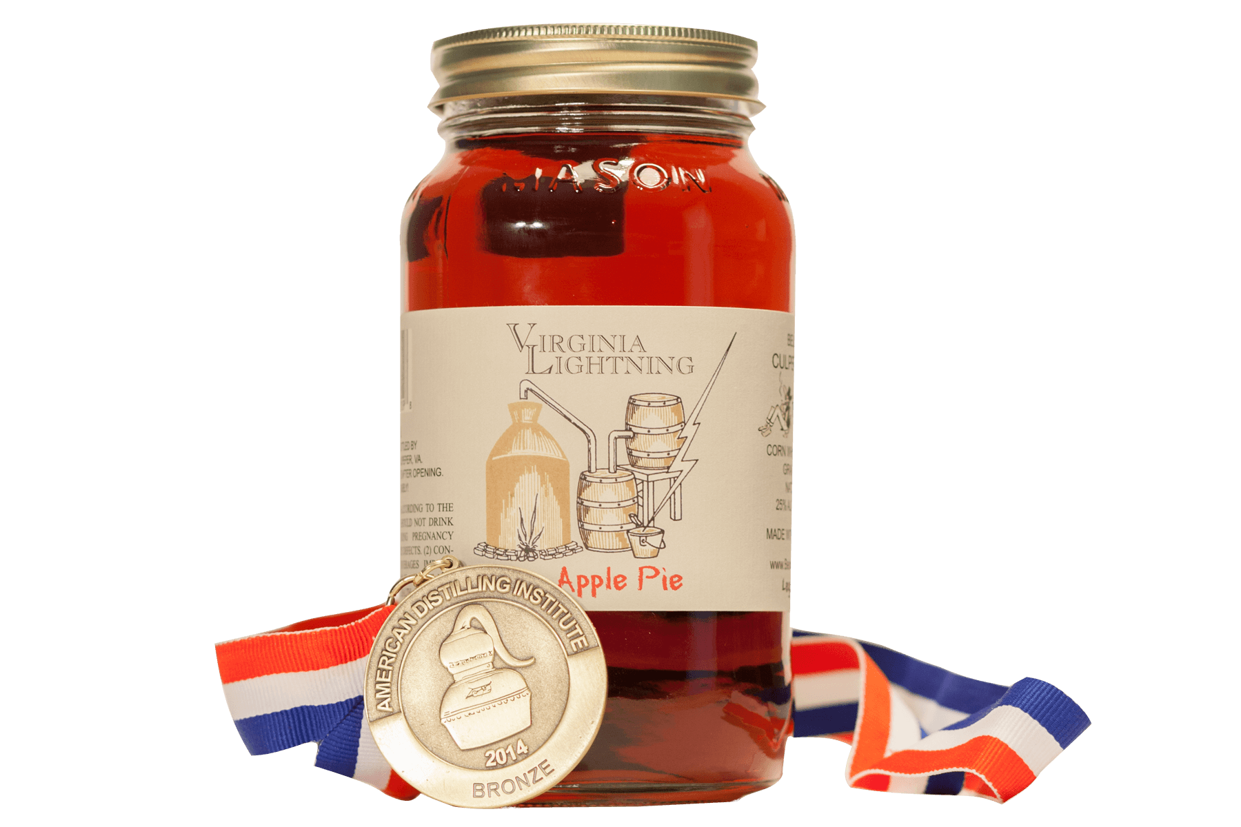 A mason jar labeled 