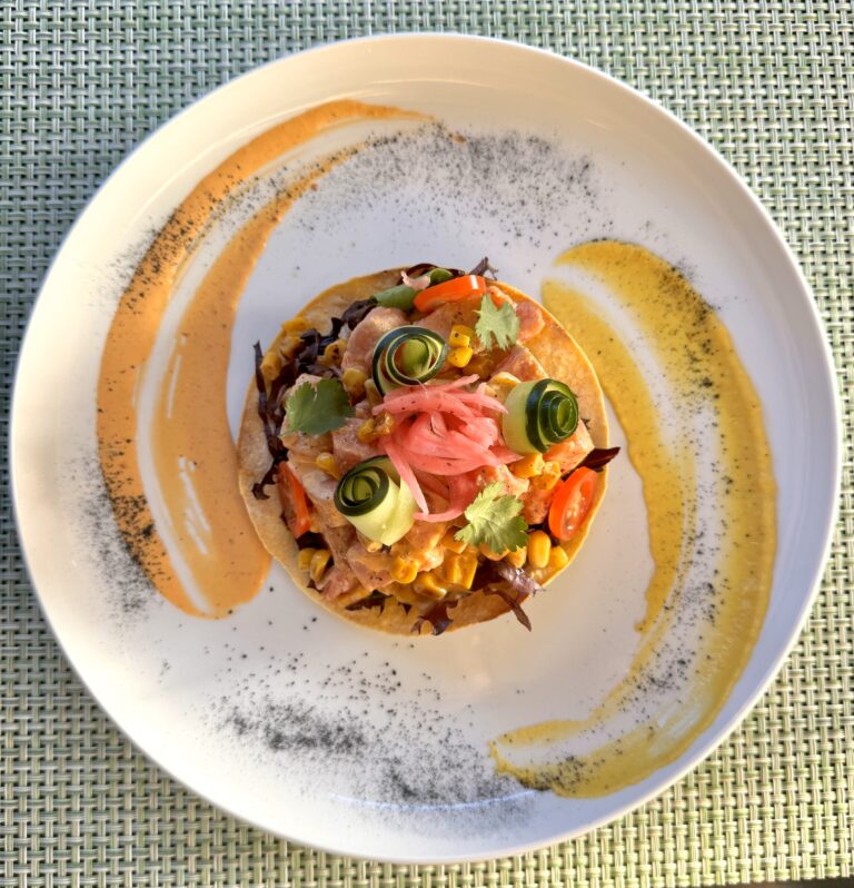 open face sandwich on a plate