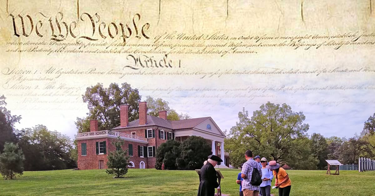 image of James Madison's Montpelier home