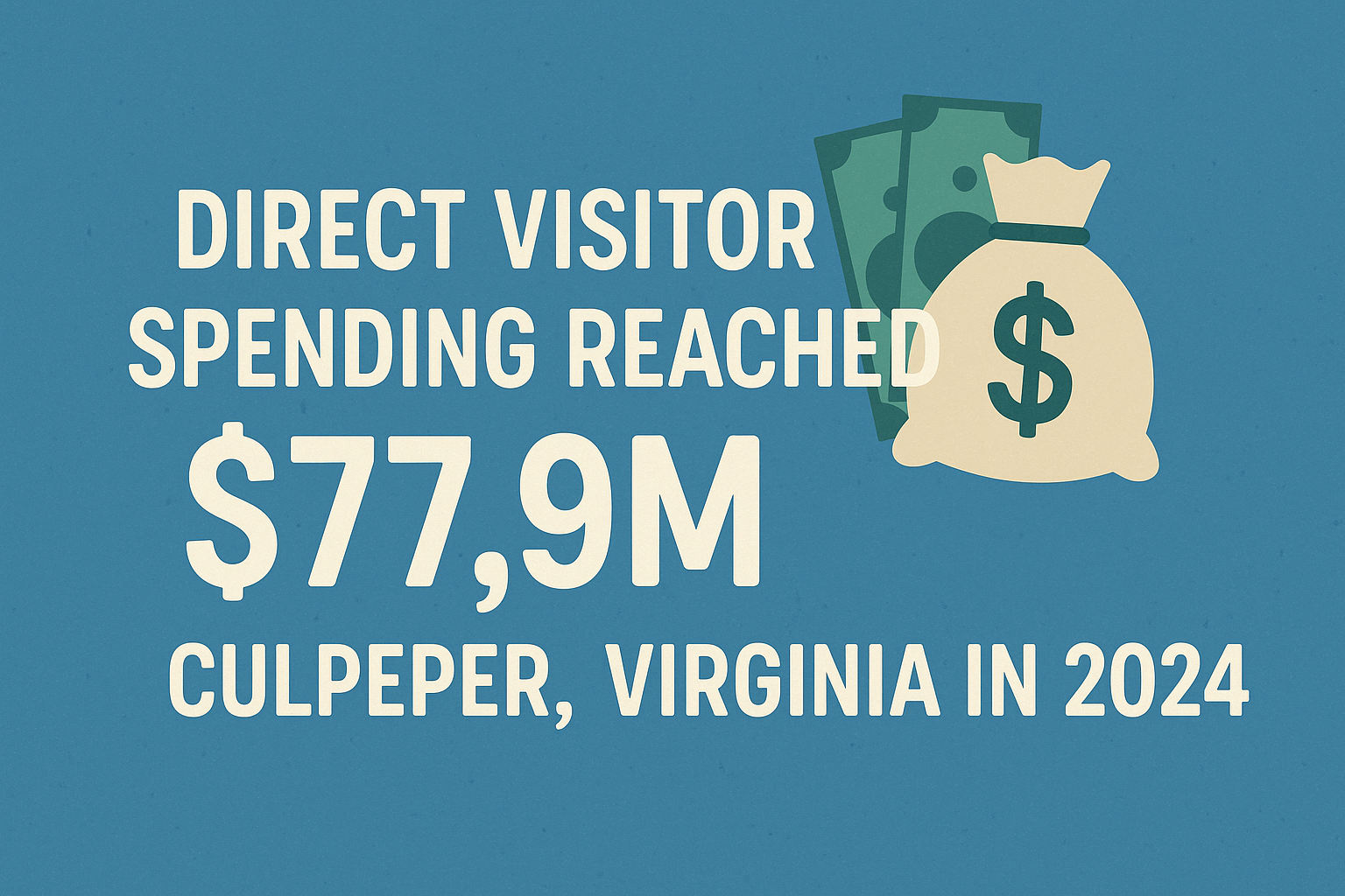 Direct Visitor Spending Reached $77.9M in Culpeper, Virginia in 2024 Image